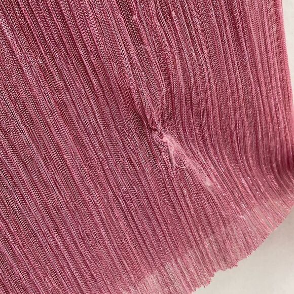 Sabina Musayev Pink Plunge Neck Flutter Sleeves Donni Jumpsuit Size XS - Picture 4 of 7